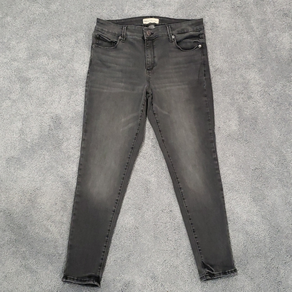 Dark grey skinny jeans